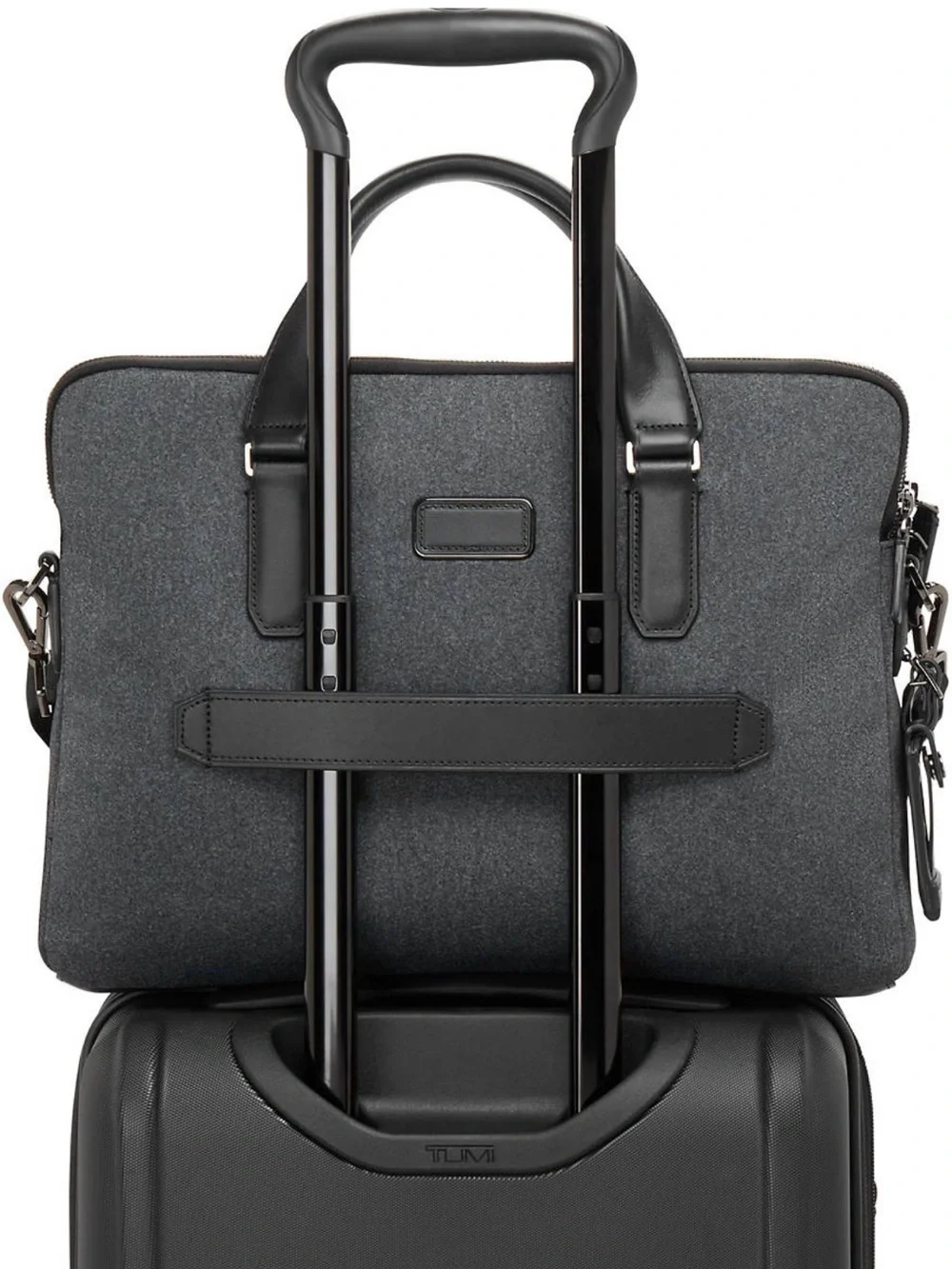TUMI Nylon/leather computer bag